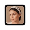 YienDoo Elegant Pearl Headbands 3 Pcs White Faux Pearl Plastic Hair Band Bridal Pearls Beads Hair Hoop Wedding Hair Acce