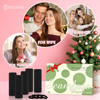 100PCS Black Hair Ties for Women Girls Seamless Thick Black Hair Band Elastic Hair Ties No Damage Ponytail Holder Valent
