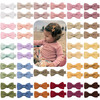 CLLOT Baby Hair Clips 50PCS Baby Girls Fully Lined Baby Bows Hair Pins Tiny 2 Hair Bows Alligator Clips for Baby Girls I