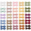 CLLOT Baby Hair Clips 50PCS Baby Girls Fully Lined Baby Bows Hair Pins Tiny 2 Hair Bows Alligator Clips for Baby Girls I