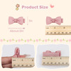 CLLOT Baby Hair Clips 50PCS Baby Girls Fully Lined Baby Bows Hair Pins Tiny 2 Hair Bows Alligator Clips for Baby Girls I