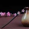 Wooden Hair Stick for Women Girl 708 Black Ebony Carved Hair Pins for Long Hair Handmand Hair Accessories for Buns Model