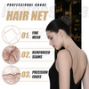 Hair Net 100 Pcs Smilco 22 Inches Hair Nets Elasticity Invisible Elastic Mesh for Food Services Ballet Bun Sleeping Wome