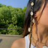 Seashell Hair Charms for Braids and Dreadlocks Women Girls Accessories Hair Clips Braid Rings Silver Decorations Headdre