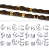 24 Pcs Silver Hair Braids Dreadlock with Crystal Rhinestone NonPiercing Ear Clip Beard Beads Cuffs Clip Hair for Women M