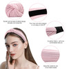 Fishinsea 10 Pack Knotted Wide Headbands for Women Cute Fashion Head Wrap in Solid Color Nonslip Hair Accessories for Da