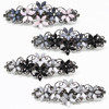 Jakeni Elegant Sparkly Glitter Rhinestones Flowers Hairpins Vintage French Style Hair Barrettes Clips and Accessoires fo