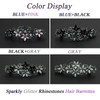 Jakeni Elegant Sparkly Glitter Rhinestones Flowers Hairpins Vintage French Style Hair Barrettes Clips and Accessoires fo