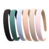 Cuizhiyu Solid Simple Headbands for Women 07inch Plain Soft Cloth Head Band No Slip Fashion Girls Pink Hair Bands Cute H