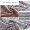 Mbestl 2 Pack Hair Towel WrapRapid Carbon Fiber Hair Drying Towel with Buttons Microfiber Hair Towel for Drying Curly Ha