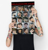 VMXWLL Barber Shop Decor Fade Collection Mens Hairstyle Chart Professional Canvas Wall Art for Barbershop Salon Haircut