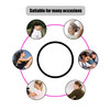 Hageolan MultyColored Hair Ties 120 PCS Large Elastic Bands No Damage Ponytail Holders for Thick Hair Women Men and Girl