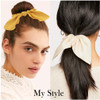 Ondder Hair Scrunchies for Women Cute Bow Ribbon Elastic Hair Bands Ponytail Holders and Hair Accessories