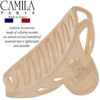 Camila Paris CP3082 French Hair Clip for Women Thick Long Curly Wavy Hair Beige Girls Hair Claw Clip Fashion Styling Acc