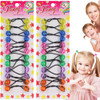 Beauty Town 24PCS Bubble Bead Hair Ties 16mm Ponytail Holders for Girls Kids Colorful Hair Elastics for Braids Styles Ye