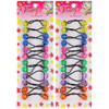 Beauty Town 24PCS Bubble Bead Hair Ties 16mm Ponytail Holders for Girls Kids Colorful Hair Elastics for Braids Styles Ye