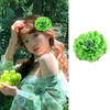 Hair Flower Clips Brooch Boutique Hair Accessories Bohemia Hairpins for Women Girls Green