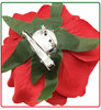 Hair Flower Clips Brooch Boutique Hair Accessories Bohemia Hairpins for Women Girls ST Red