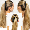 Camila Paris NV135 2 Pack French Extra Large Banana Clip Hair Comb Classic Banana Clips Hair for Thick Hair Ponytail Hol