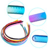 Duufin 30 Pieces Plastic Headbands for Girls and Women with Teeth 08cm Thin Plain Headband Colorful Hair Headbands 30 Co