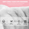WSYUB Spa Headband Makeup Fluffy Makeup Headbands Slumber Party Supplies Facial Headbands Headband for Washing Face Bow