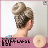 Teenitor 4 Pcs Hair Donut Hair Bun MakerExtralarge Large Medium Small with Hair Pins 20 Pcs Blonde