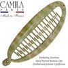 Camila Paris CP3105 French Large Banana Clip Hair Comb Classic Banana Clips Hair for Thick Hair Ponytail Holder Interloc