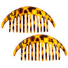 Camila Paris CP28772 French Hair Side Combs Tokyo Interlocking Combs French Twist Hair Combs Strong Hold Hair Clips for