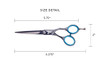 Cricket Shear Xpressions 575 Professional Hair Cutting Scissors Barber Scissors Japanese Stainless Steel Comfort Silence