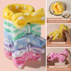 Teenitor 5pcs Makeup Headband with Removable Bow Spa Headband for Washing Face for Teen Girls Women Christmas Gifts Bask