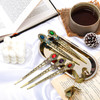 Yilloog 6 Pieces Vintage Rhinestone Hair Sticks Chinese Chopsticks Retro Chignon Pins Stylish Traditional hair Sticks Ac