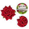 Topbuti 6 Pcs Rose Flower Hair Clip Rose Brooch Floral Hair Accessories for Woman Girls Flamenco Dancer Mexican Wedding