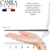 Camila Paris CP3381 French Twist Stick Hair Pin Set of 2 Gray Girls Chopsticks Hair Pins for Girls Spiral Updo Chignon B