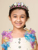 SWEETV Rapunzel Tiara for Little Girls Princess Crowns Aurora Borealis Crystal Aurora Borealis Crystal Tangled Headband