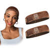 Dreamlover Wig Grip Band Velvet Wig Grip Brown 2 Pieces