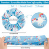 16 Pieces Cute Hair Scrunchies Kawaii Colorful Cute Unicorn Rainbow Mermaid Dog Printing Scrunchy Ponytail Holder Hair T