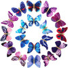 Boao 18 Pieces Glitter Butterfly Hair Clips for Girls Teens Women Hair Accessories Mysterious Styles