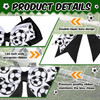 WILLBOND 20 Pieces Soccer Hair Ties Elastic Soccer Ball Hair Accessories for Girl Women Player School Team Football Birt