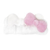 The Crme Shop Plush Spa Headband wHello Kittys Signature Bow Spa Headband for Washing Face Skincare Headbands Soft Fluff