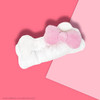 The Crme Shop Plush Spa Headband wHello Kittys Signature Bow Spa Headband for Washing Face Skincare Headbands Soft Fluff