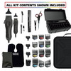 Wahl USA Pro Series Platinum Corded Clipper Corded Trimmer for Home Haircutting with Color Coded Guide Combs Model 79804