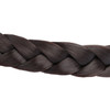 DIGUAN Width 09 inches Synthetic Hair Plaited Headband Braid With Teeth Hair Band Accessories for Women Girl Chocolate