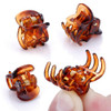 JANYUN 48Pcs Mini Hair Claw Clips Black Brown Small Hair Clips for Girls Women Fine Hair Plastic Multifunction Clamp Cli