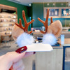 Soochat Christmas Hair Clips Reindeer Ears Hair Clips Deer Antler Hair Pin for Xmas Party Cosplay Hair Accessories