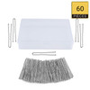 TAPBULL U Shaped Hair Pins 60pcs Silver Wedding Bridal Hair Pins