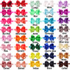 CLLOT Baby Girls Headbands Grosgrain Ribbon 45 Hair Bows Headband Big Bow Hair Bands for Toddler Pack of 40