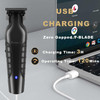 KEMEI 2299 Professional HairBeard Trimmer for Men Zero Gapped Hair Clippers for Barbers Cordless
