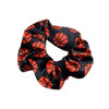 Sportybella Basketball Hair Tie Orange Premium Velvet No Crease Hair Accessories for Basketball Players and Fans Great G