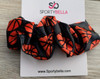 Sportybella Basketball Hair Tie Orange Premium Velvet No Crease Hair Accessories for Basketball Players and Fans Great G