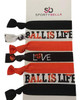 Basketball Hair Ties for Girls Ball is Life No Crease Ribbon Hair Bands Basketball Party Accessories and Gifts for Women